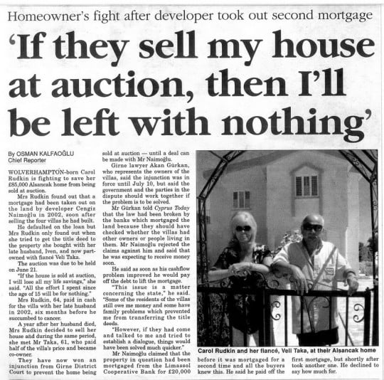 North Cyprus Property | The Auction That Didn't Go Ahead