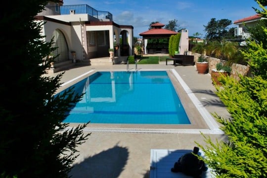 my villa....pool  31st march